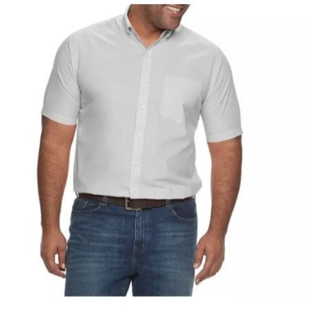 Classic-Fit Easy-Care Button-Down Shirt